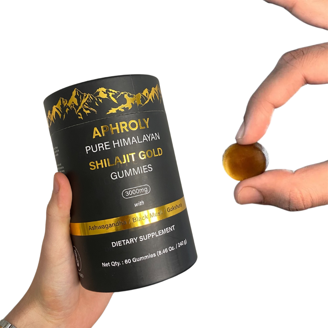 Желиран бонбон Шиладжит в ръка – удобен прием и висока доза